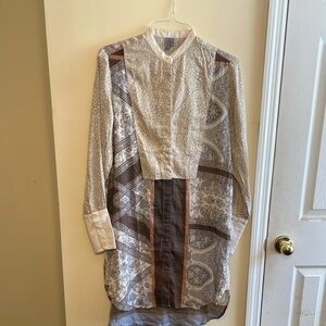 BL^NK London Multicolor Patterned Tunic